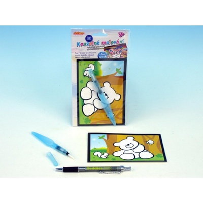 SMT Creatoys Kouzelné malování vodou asst 6 druhů na kartě 11x21cm 18ks v boxu