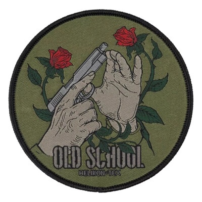 Nášivka Old School Patch, Helikon, zelená