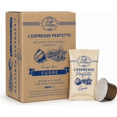 Caffé diemme perfetto cuore dek10 ks