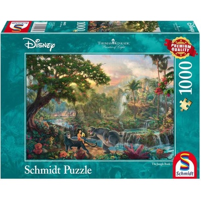 Schmidt Spiele Puzzle Schmidt Thomas Kinkade Disney The Jungle Book 1000pc (sch4732)