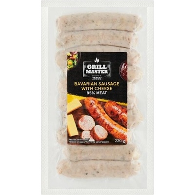 Tesco Grill Master Bavorská klobása so syrom 220 g