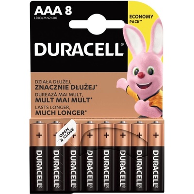 Duracell Basic AAA 8 ks 42323