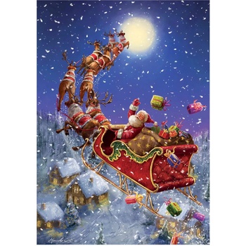 Image 1 of Educa - Puzzle Santa Claus is coming - 500 piese