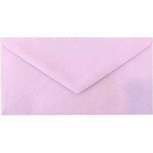  Плик цветен DL 110x220 mm Лепило 50 бр. Виолетов (DL 110)