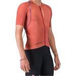 Castelli Мъжка фланелка с къс ръкав за колоездене Castelli Unlimited Pro 2 Jersey Cycling jersey - Paprika (056-3893-0213)