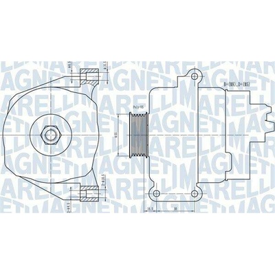 Generátor MAGNETI MARELLI 063731766010