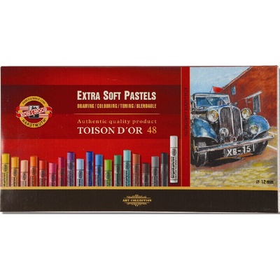 KOH-I-NOOR set of artist's rxtra soft pastels sada suchých pastelů 48 ks
