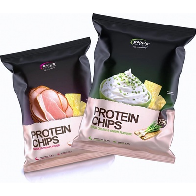 Genius Nutr Protein Chips Smoked Ham 75 g