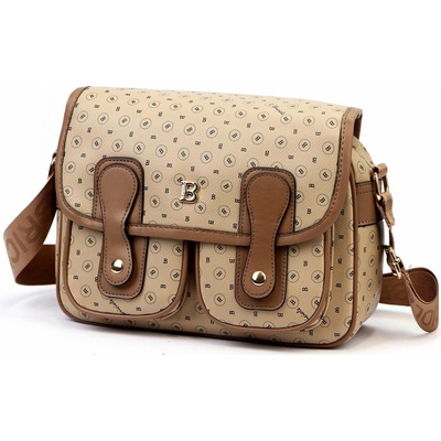 Briciole dámska kabelka crossbody z eko kože vege béžová listonoška 4195