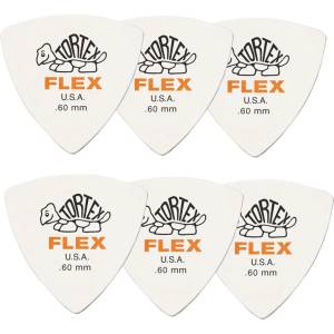 Dunlop 456P 0.60 Tortex Flex Triangle Перце за китара (<![CDATA[456P060]]>)