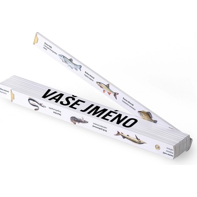 Metrie Block-52 Skládací rybářský metr s potiskem jména 2 m