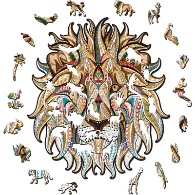 HARAHU Дървено пъзел - Lion / S KP21831 (21831)