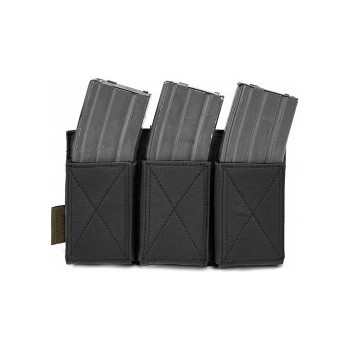 Warrior Assault Systems Trojitá Elastic sumka na zásobníky AR15 i AK černá