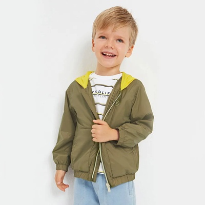 MAYORAL Яке против вятър с раница за момче Майорал в цвят маслина