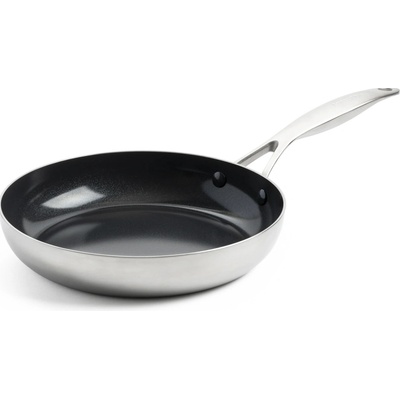 GreenPan Nerezová pánev s keramickým nepřilnavým povrchem Geneva Ø 24 cm CC004779-001