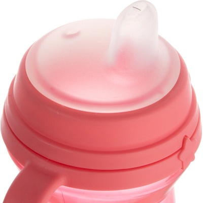 Canpol Babies nevylievací hrnček s mäkkým náustkom ružový 150 ml