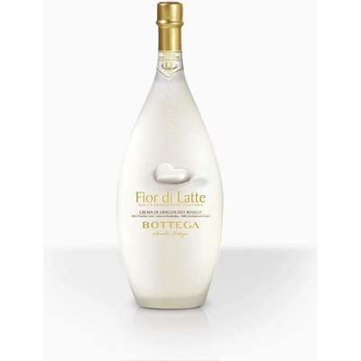 Bottega Liquore Fior di Latte bílá čokoláda 15% 0,5 l (čistá fľaša)