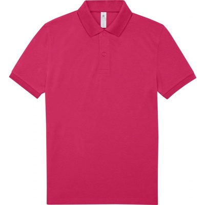 B&C polokošile B&C My Polo 180 piqué krátký rukáv COT-01U424zl301 fuchsiové meta