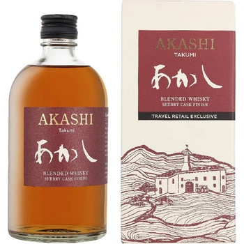 Akashi Takumi Shery Cask Finish - бленд японско уиски 500ml