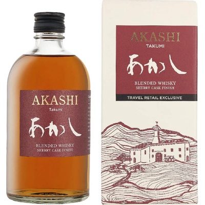 Akashi Takumi Shery Cask Finish - бленд японско уиски 500ml