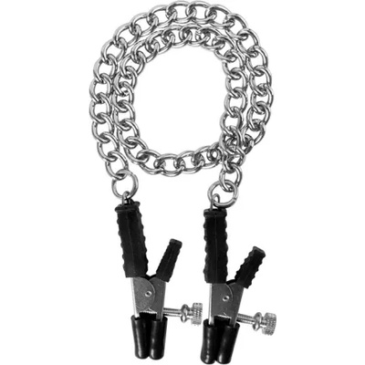 Guilty Pleasure Щипки за зърна с верига Block Busters