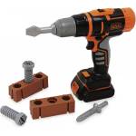 Smoby Механичен винтоверт Smoby Black+Decker с накрайници 7600360918