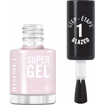 RIMMEL SUPER GEL LAK NA NEHTY 105 PINK GLAZED 12 ml