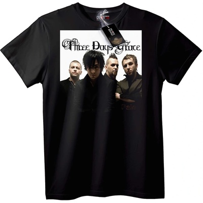 NOONEBRAND Тениска Three Days Grace Банда - XS, Black