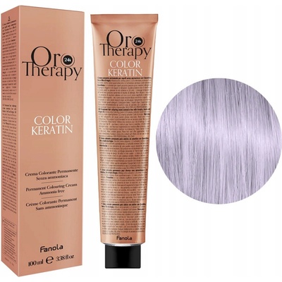 Fanola Oro Therapy 24K Color Keratin 10.21 Blonde Platinum Violet Ash 100 ml