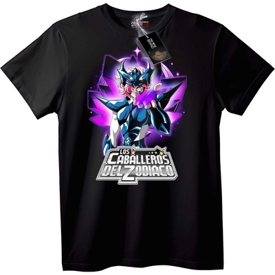 NOONEBRAND Тениска Saint Seiya Зодиакален Рицар - XXS, Black