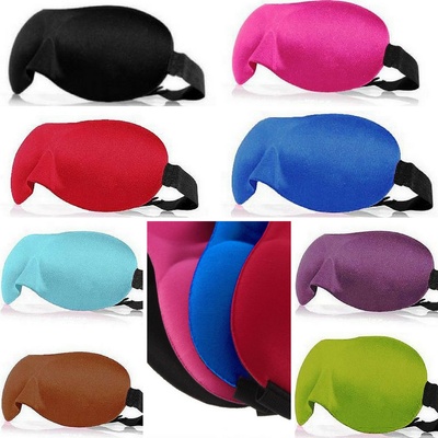 MM Maska na spaní 3D tvarovaná pevná MM101 tmavě zelená