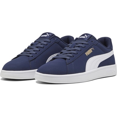 PUMA Мъжки маратонки Puma Smash 3.0 Buck Low-Top Trainers Mens - Navy/White