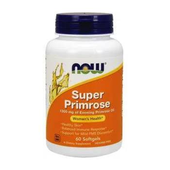 NOW Масло от Безстъблена Иглика - Super Primrose Oil 1300 мг. - 60 дражета - NOW FOODS, NF1755