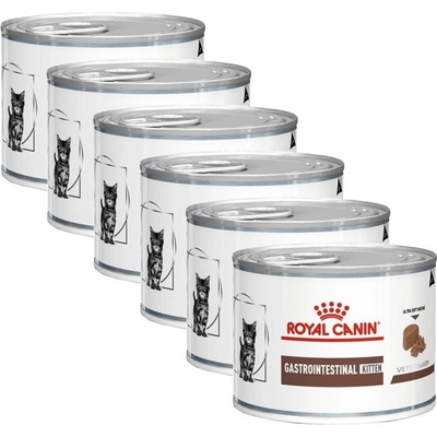 Royal Canin Veterinary Diet Cat Gastrointestinal Kitten Mousse 6 x 195 g