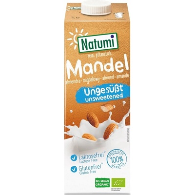Natumi MANDLOVÝ NÁPOJ NESLAZENÝ BIO 1 l