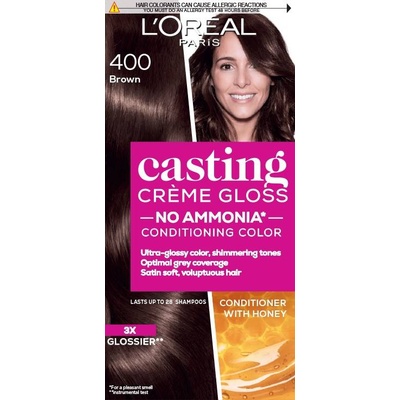 L'Oréal L'Oréal Casting Creme Gloss Боя за коса без амоняк, 400 Brown