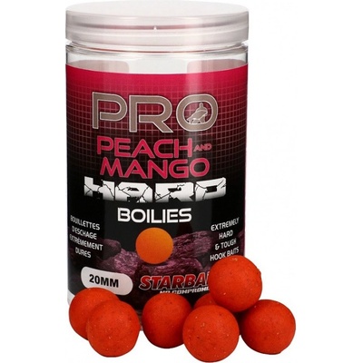 Starbaits Boilies Hard Probiotic 200g 20mm Peach & Mango