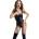Glossy Amilia Wetlook Bodysuit Black S