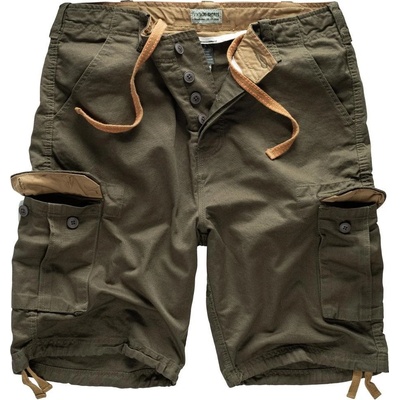 shorts vintage olivové
