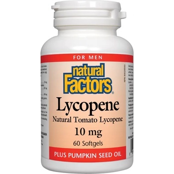 Natural Factors Lycopene, 10 mg, 60 софтгел капсули, Natural Factors (1016 NF)