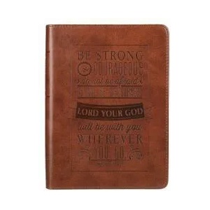 Journal Lux-Leather Be Strong & Courageous Josh 1: 9 (ISBN: 9781432115463)