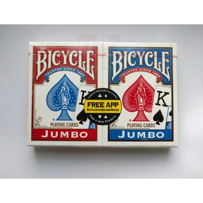 Bicycle Rider Back Jumbo Poker 2 pack