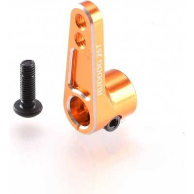 RUDDOG Hliníková servo offset páka 25 zubů oranžová RP-0086
