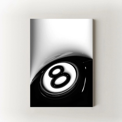 8ball Velikost: 70x100 cm, Rám: Bez Rámu