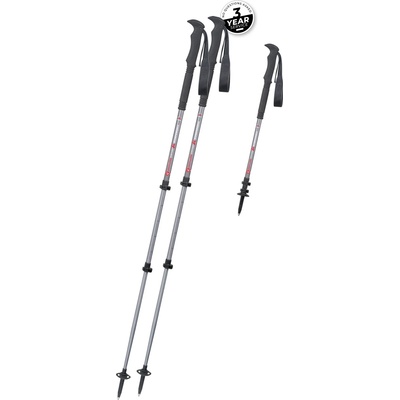 KOMPERDELL Туристически щеки Komperdell Ridgemaster Contour Walking poles - Grey - размер 105-140 cm (526-1089-0111)