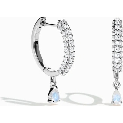 Royal Fashion GU-DR23087E-SILVER-MOONSTONE-TOPAZ