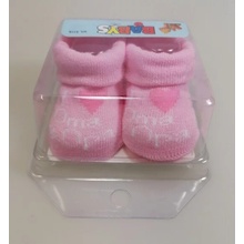 Kojenecké ponožky v krabičce Baby II růžová