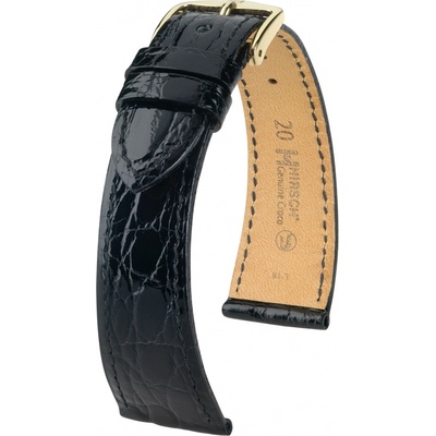 Hirsch Čierny genuine croco M 18900850-1