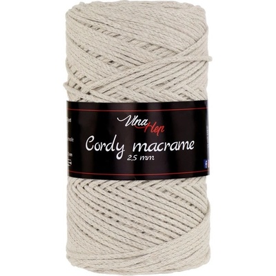 Vlna-hep Cordy macrame VH 2,5mm 8214 béžová