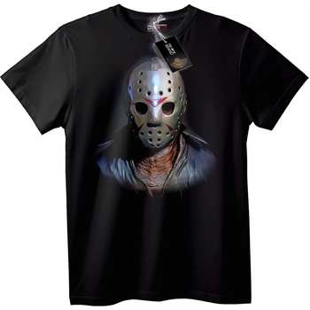 NOONEBRAND Тениска Jason Voorhees Маска - 2XL, Black
